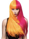 Candy Pop Downtown Diva Long Orange and Pink Wig